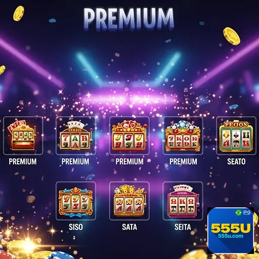 Imagem de games do 555u mostrando opções de entretenimento para gamers no site 555u.